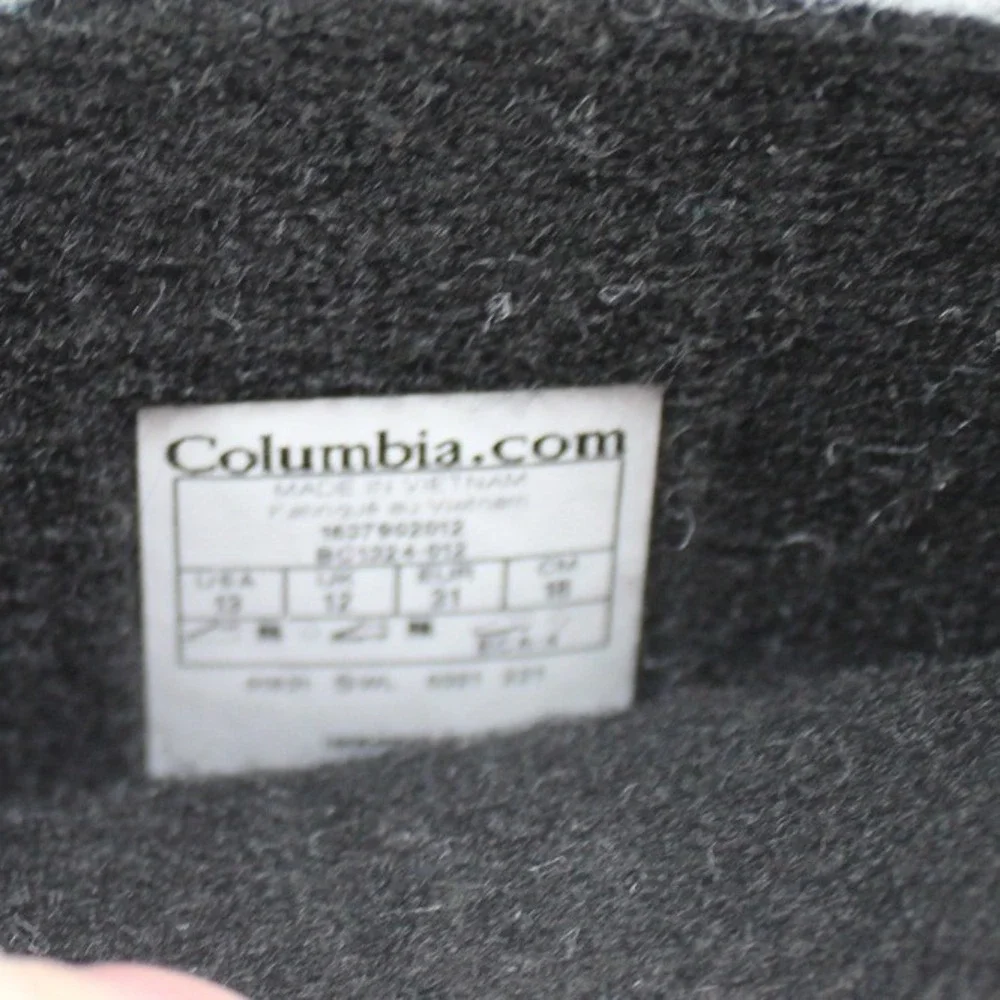Columbia Kids Black Waterproof 400g Insulated Snow‎ Boots BC1324-012 Size 13